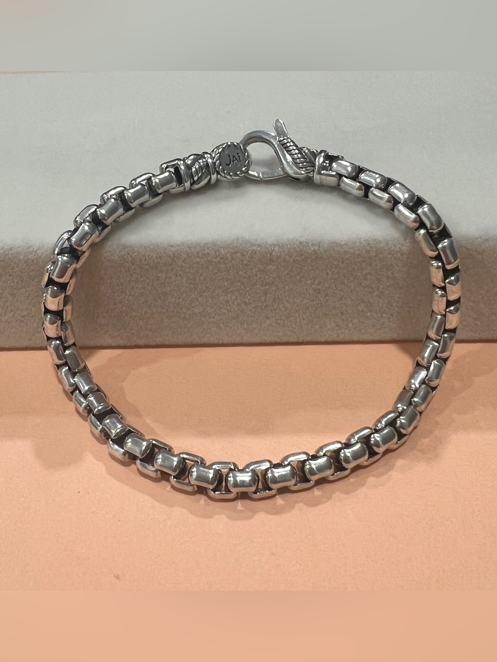 JAI 925 Sterling John Hardy Bix Chain Bracelet | 5mm | 25g | 8in